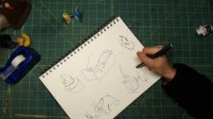 This eye hand coordination activity is an easy one to set up and can use the materials you have in your home. How To Make Blind Contour Drawings And Why You Should Skillshare Blog