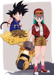Bulma And Goku Dragon Ball Art Goku And Bulma Asian Dragon Tattoo