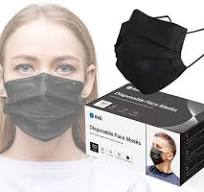50 / 100 PCS From USA Black Face Mask Mouth & Nose Protector Resprator
