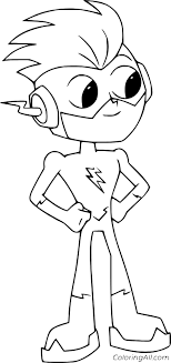 Discover free coloring pages for kids to print & color. Teen Titans Go Coloring Pages Coloringall