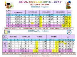 Untied states 2016 calendar online and printable for year 2016 with holidays, observances and full moons. Calendarul È™colar Pentru 2016 2017 Discipolii Mei Inima Mea