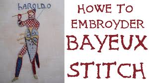 Be supportive, welcoming and kind exercise good reddiquette. 1066 And All That Bayeux Stitch Straight Hand Embroidery Video Tutorial Youtube