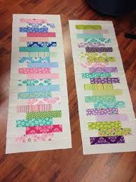 Most Popular Table Runner Repinned So Many Times Idea For Scraps Quilt Or Table Runner Gift Idea Quilted Table Runners Patchwork Table Runner Sewing Table