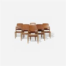 Complete your dining room with jysk's classically designed axel dining chair. Acking Carl Axel Dining Chairs Set Of Six Circa 1950 Mutualart
