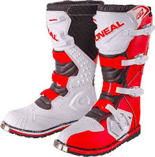 Oneal Amx Gloves O Neal Rider Motocross Boots Red White