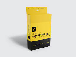 Download Free Hanging Tab Box Mockup Smashfreakz