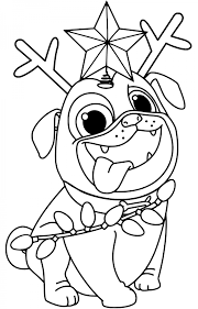 Cute puppy dog pals coloring pages. Free Printable Puppy Dog Pals Coloring Sheets Rolly Puppy Coloring Pages Christmas Coloring Sheets Dog Coloring Page