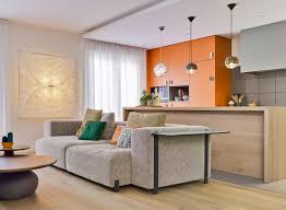 Italian minimalist down living room orange small family simple leather corner princess modern sofa. It Is Time To Remodel The Living Room Sancal
