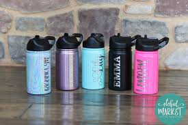 Kids Personalized Water Bottle Custom Tumbler Stainless Etsy Sic Cups Personalized Water Bottles Kids Bottle