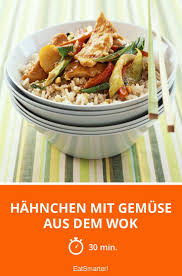 Hahnchen Mit Gemuse Aus Dem Wok Rezept Hahnchen Mit Gemuse Rezepte Rezeptideen