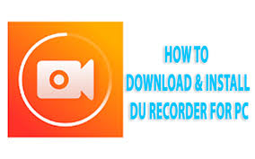 You are free to record/capture any action that appears on the screen and any sound that you want. Du Recorder For Pc How To Download Install