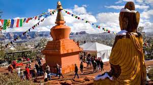 2.7 miles to city center. Kpc Amitabha Stupa Peace Park Visit Sedona