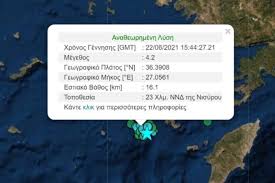 Ο σεισμός είχε μικρό εστιακό βάθος μόλις 5 χιλιόμετρα και το επίκεντρο ήταν 18 χιλιόμετρα βόρεια βορειοανατολικά της κορίνθου. Myko4oyphysbrm