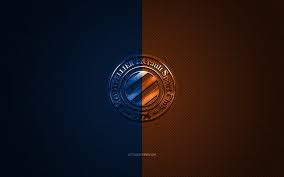 Do you need football logos Montpellier Hsc French Football Club Ligue 1 Blue Orange Logo Blue Orange Carbon Fiber Background Hd Wallpaper Peakpx