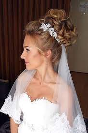 42 Different Wedding Hairstyles With Veil Bridal Hair Veil Veil Hairstyles Wedding Hairstyles Updo