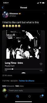 Jordan terrell carter (born september 13, 1995), professionally known as playboi carti, is an american recording artist from atlanta, georgia. Someone Really Posted This Playboicarti