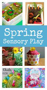 This post contains affiliate links, if you click through them i will earn a commission. Sensory Play Ideas For Spring Toddler Spring Activities Toddler Spring Activities Spring Activities Toddler Sensory
