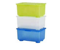 Check spelling or type a new query. Ikea Plastic Rectangular Storage Boxes Organizer Blue Green White Set Of 3 Amazon In Home Kitchen