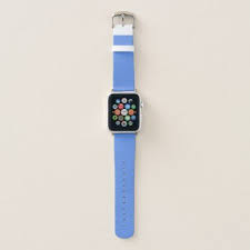 Black Apple Watch With Pink Band Cornflower Blue Solid Color Customize It Apple Watch Band Zazzle Com Apple Watch Bands Leather Apple Watch Leather Black Apple Watch Band