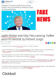 Maybe you would like to learn more about one of these? Cnnmoney Cnn Money Cnnmoney Follow President Trump And Katy Perry Among Twitter Users Hit Hardest By Follower Purge Cnnmonie2kvglkj Fake News 900 Pm 13 Jul 2018 Justin Bieber And Katy Perry Among Twitter Users