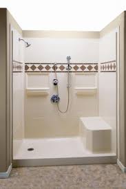 Stylish Lowes Shower Stall Kits With Seats Ideas Photos Fiberglass Shower Bathroom Shower Panels Fiberglass Shower Stalls