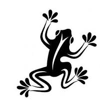 Black And White Frog Tattoo Designs Cool Simple Tribal Frog Tattoo Design Tattoobite Tshirt Or Quilling Frog Tattoos Tattoo Stencils Tribal Tattoo Designs