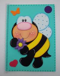 Hay muchas opciones y muy originales. Abejorro Altered Notebook Notebook Cuaderno Decorado Libro Alterado Book Paper Crafts Crafts Foam Crafts