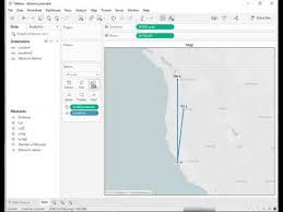 How To Calculate The Distance Between Points On A Map In Tableau Youtube