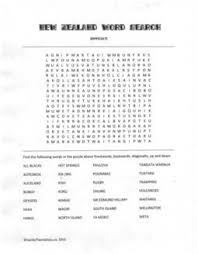 Eeboo 500 piece round jigsaw puzzle: New Zealand Fun Printables Free Kids New Zealand Word Puzzles