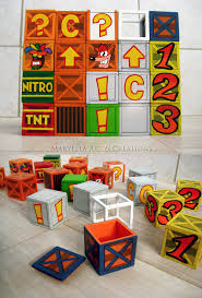 Fan Art Crates Complete Set Wood Boxes Geek Decor Crash Bandicoot Geek Stuff