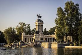 Sunrise at pont del petroli. Hd Wallpaper Parque Del Retiro Madrid Spain Lake Pond Architecture Wallpaper Flare