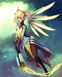 Overwatch Fanart I Have Always Had A Weak Spot For Healers In Every Game So It 39 S Only Natural That I Fell In Mercy Overwatch Overwatch Fan Art Overwatch