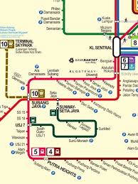 That's where i found the map. Kl Sentral Lrt Timetable Jadual 2020 2021 Light Rail Transit Trains
