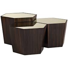 Caracole What S Your Point Cocktail Table Coffee Table Hexagonal Table Caracole