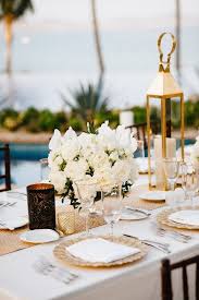 Chic Table Setting In Mexico Best Wedding Planner Martha Stewart Weddings Chic Table