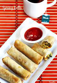 Deep fry until golden brown. Spring Rolls Recipe How To Make Veg Spring Rolls Swasthi S Recipes