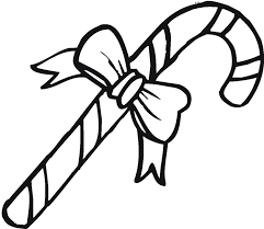Disegni Di Natale Un Grande Bastone Di Zucchero Con Un Fiocco Tutto Da Colorare Idee Per Disegnare Natale Poster Di Birra