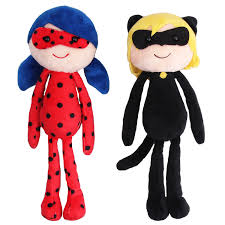Do you like this video? Film Tv Videospiele Miraculous Ladybug Toy Cat Noir Adrien Marinette Stuffed Spielzeug Puppe 25cm Spielzeug