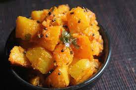 Quick Pumpkin Poriyal Recipe Poosanikai Poriyal Recipe Yummy Tummy Recipes Indian Food Recipes Pumpkin