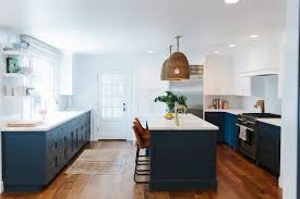 The most common blue kitchen ideas material is porcelain & ceramic. Navy Kitchen Ideas Kitchens By Milestone
