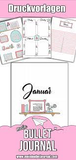 Die vorlagen sind für den privaten gebrauch gedacht und können sofort genutzt werden. Exklusive Bullet Journal Vorlagen Zum Ausdrucken Gestalte Den Januar 2020 Im Wohnlichen Design Alle Vorla Bullet Journal Vorlage Bullet Journal Druckvorlagen
