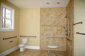 I'd suggest you call the hotel to ensure there is a wheelchair accessible room and bathroom. Wheelchair Accessible Shower Traditional Bathroom Raleigh By Stanton Homes Houzz