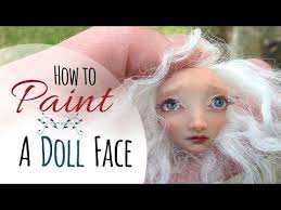 How to Paint a Doll's Face, Clay Doll Making Tutorial