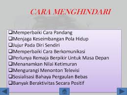 Cara mengatasi pergaulan bebas adalah sebagai berikut: Power Poin Pergaulan Bebas