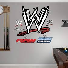 Wwe Logo Wwe Wrestling Wall Decals Wwe Logo Wwe Bedroom Decor
