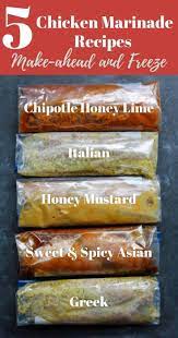 Chicken Marinade Recipes To Freeze Chicken Marinade Recipes Chicken Freezer Meals Frozen Meals