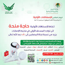 بمناسبة اليوم العالمي للإسعافات الأولية يسر جمعية غوث ان تقدم دورات مجانية في تعلم الإسعافات الأولية غوث اللأنقاذ Ghawth Rescue