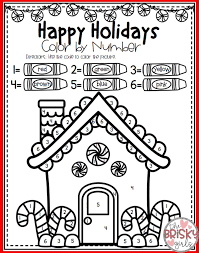 Christmas Coloring Pages Color By Number With Images Christmas Coloring Pages Preschool Christmas Activities Christmas Colors