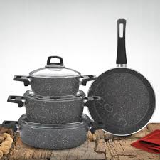 Karaca marina bio granit 7 parça tencere seti. Karaca Biogranit Pinkgrey 7 Parca Tencere Seti Alkapida Com