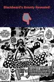 One Piece 925 Blackbeard S Bounty One Piece Chapter Blackbeard One Piece Manga